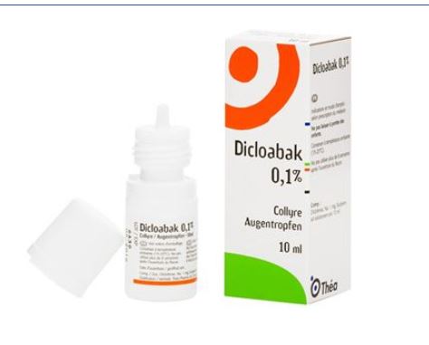 Dicloabak® 0,1% eye drops, 10ml